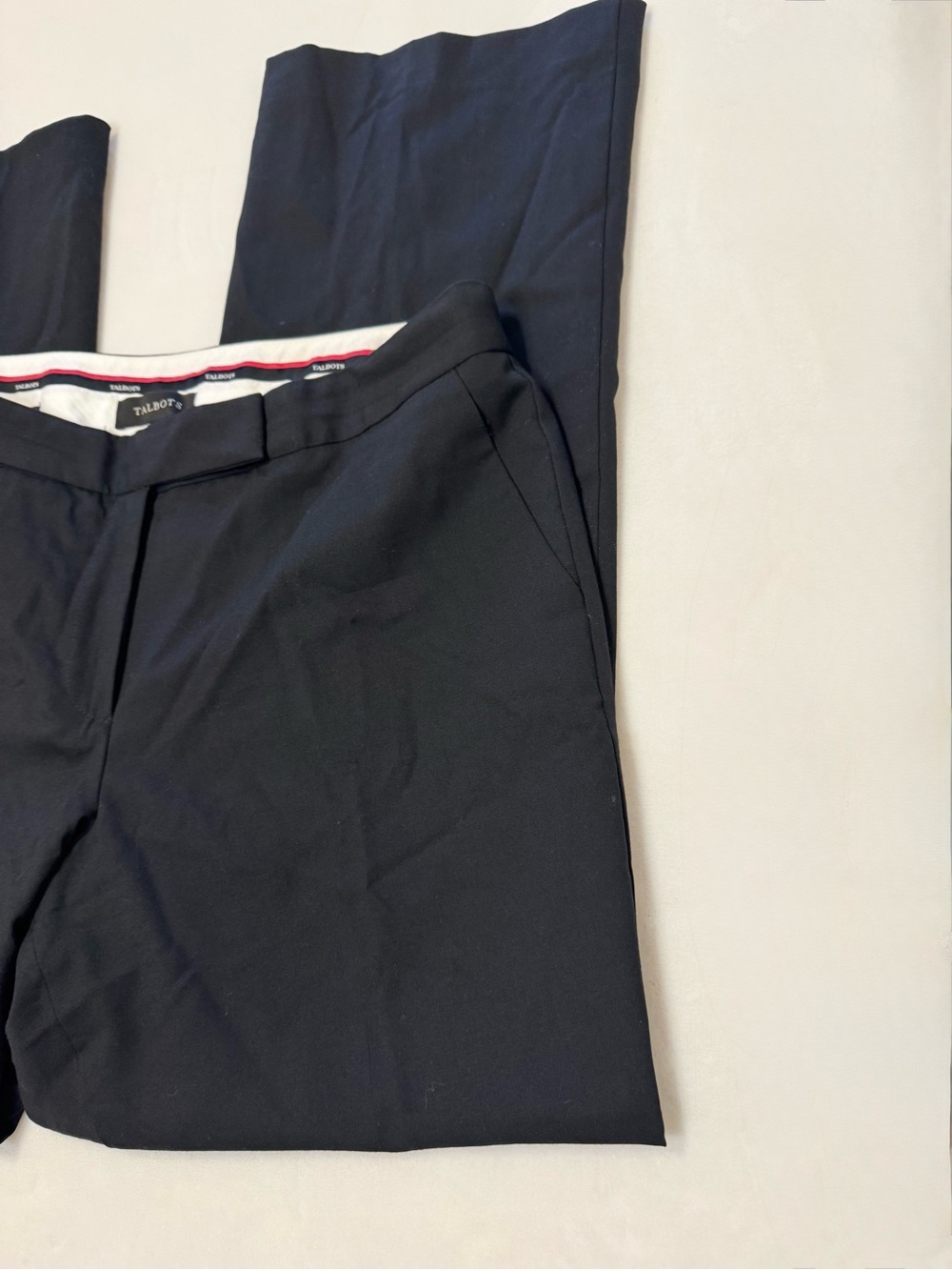 Talbots Women's Black Signature Dress Pants - Picture 2 of 7